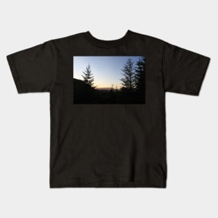 Mountain Sunset Kids T-Shirt